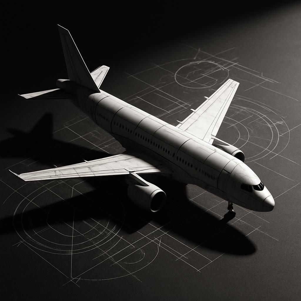 airplane featuring engineering designs – Karlyn Fischer